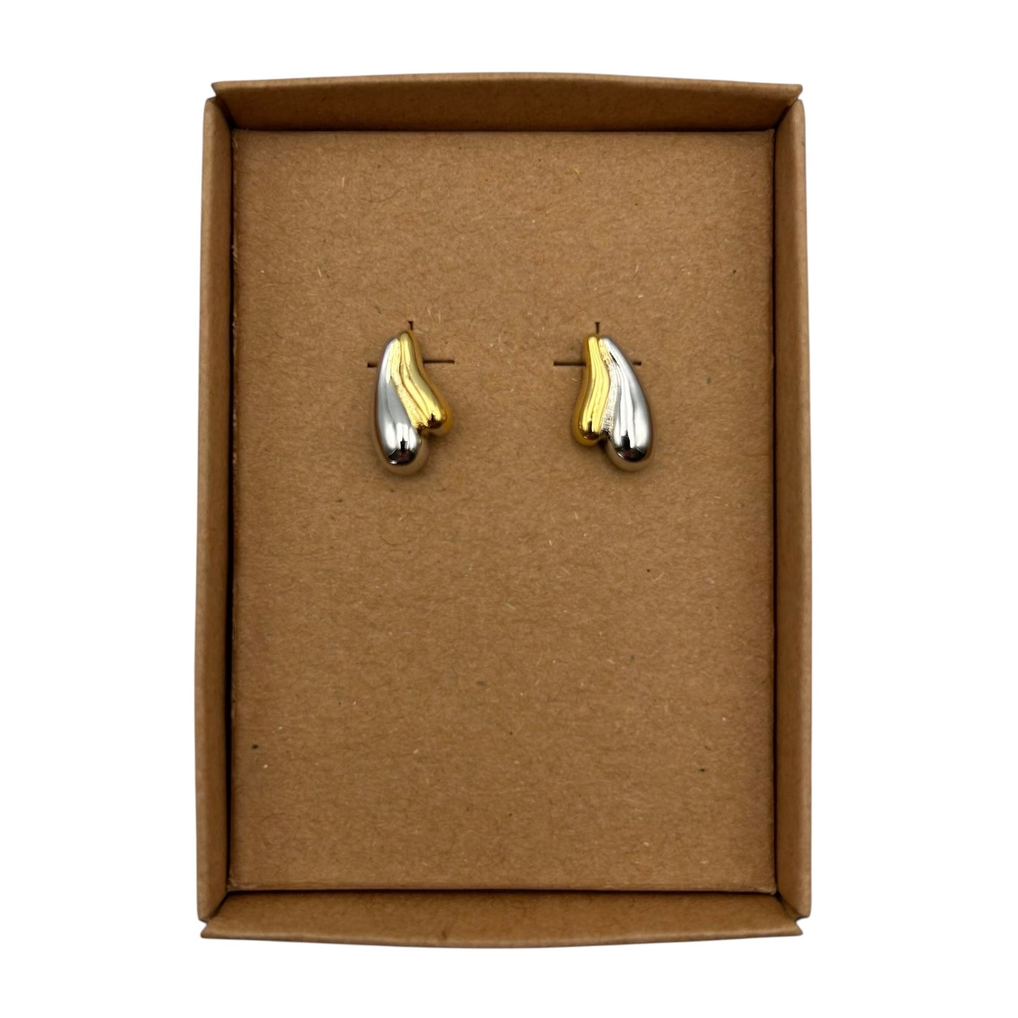 Gold & Silver Droplet earrings