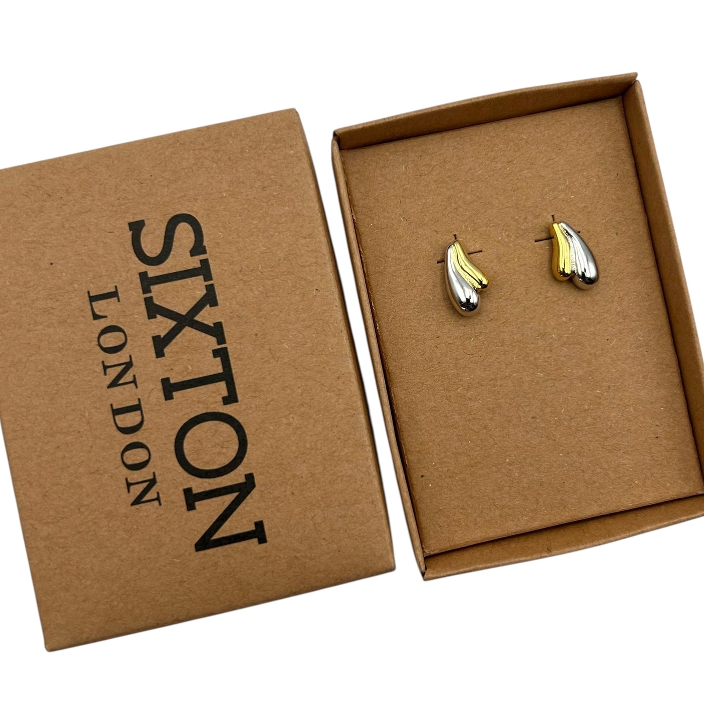 Gold & Silver Droplet earrings