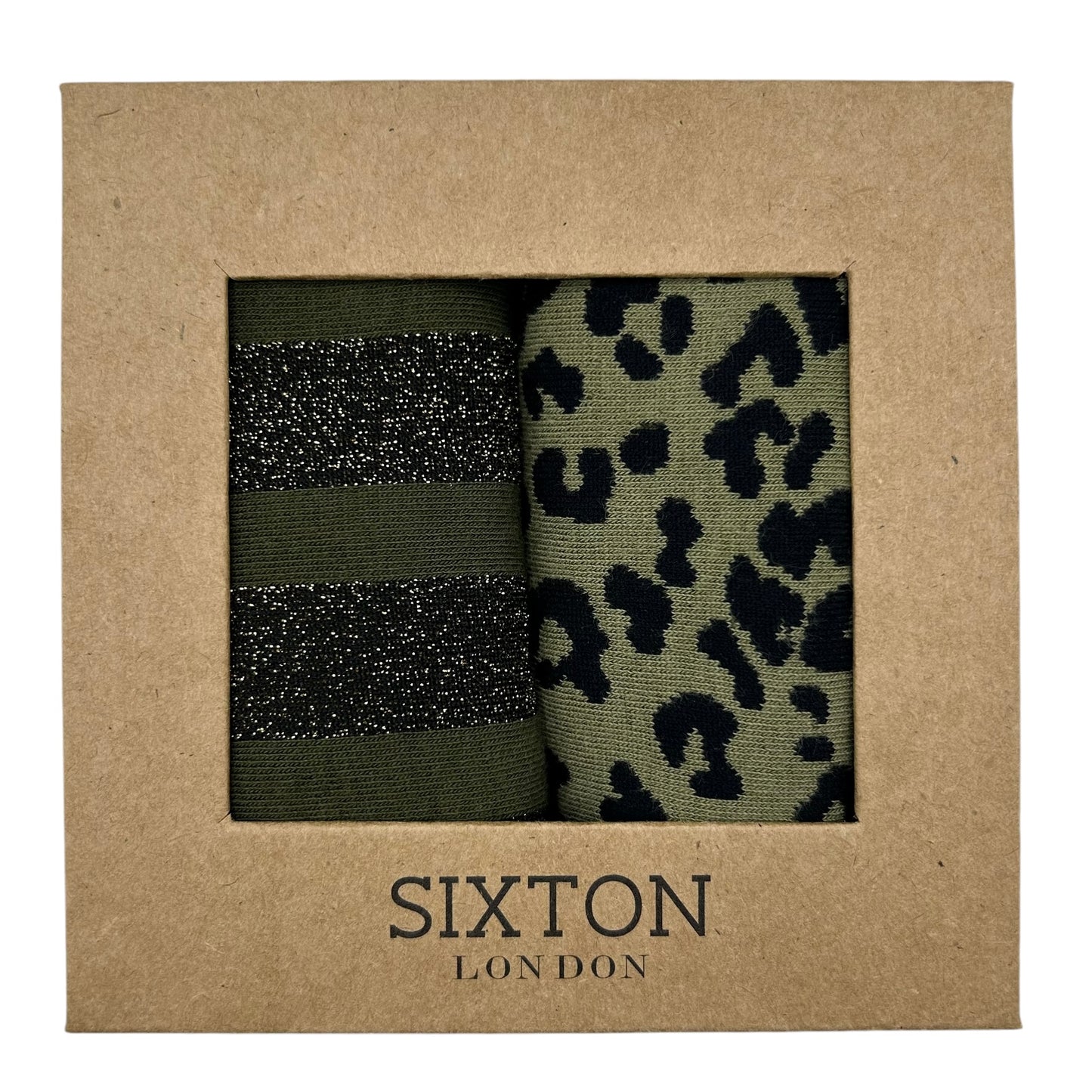 Ivy leopard and Berlin sock box duo