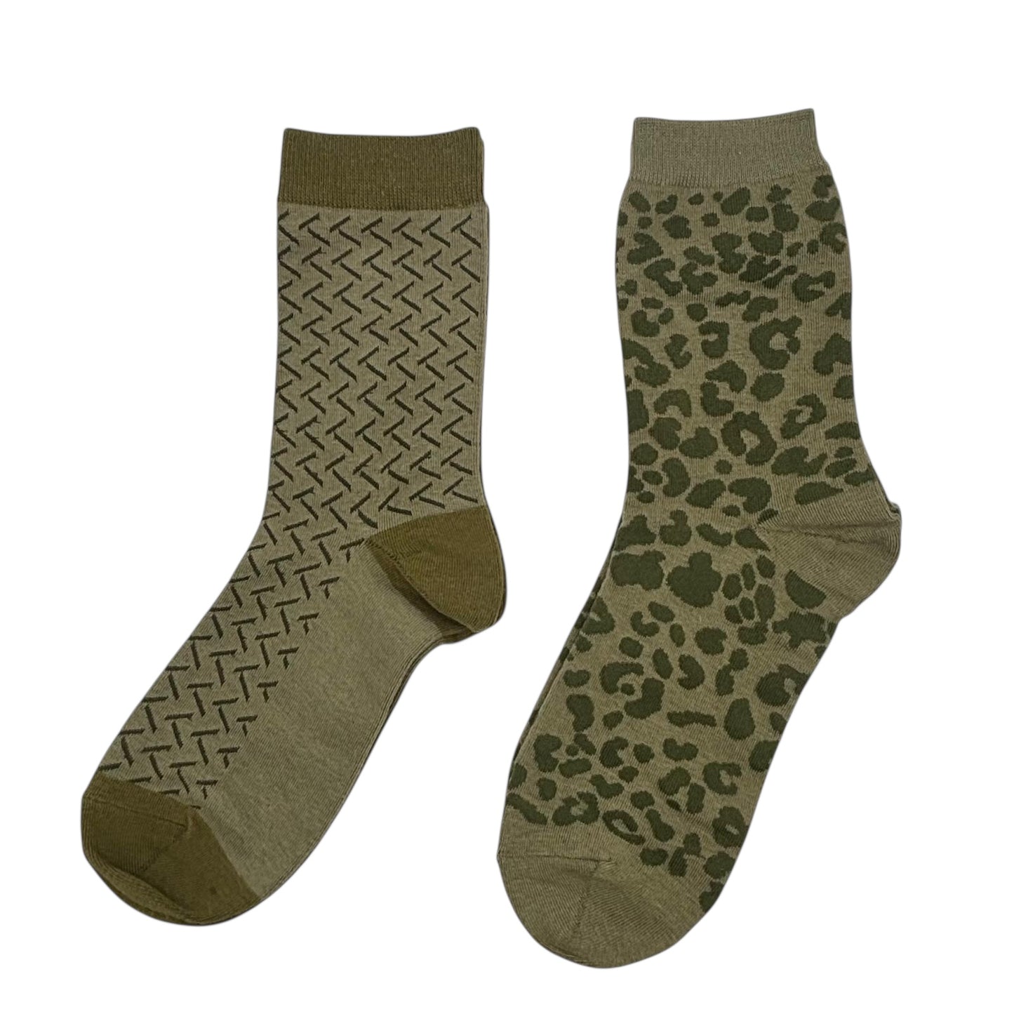 Ivy Kyoto & Leopard sock box duo with embroidered brooch