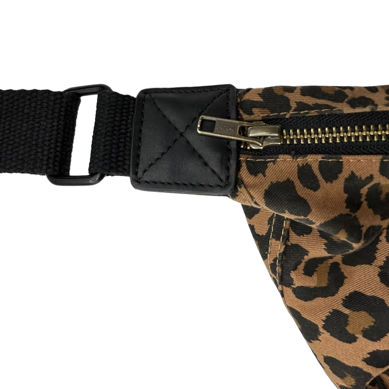 Brixton cross body sling bag - brown leopard print - large