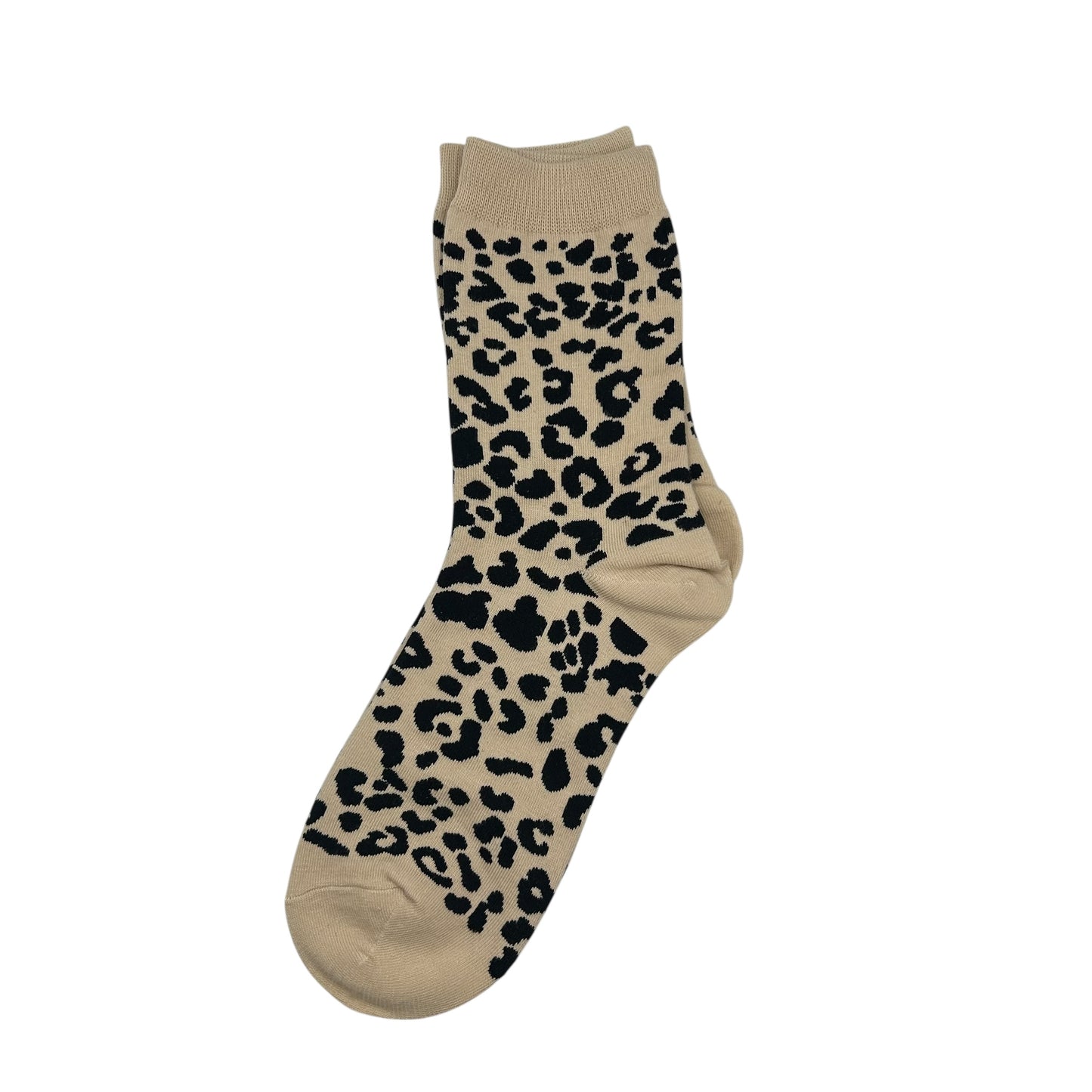 Leopard print socks