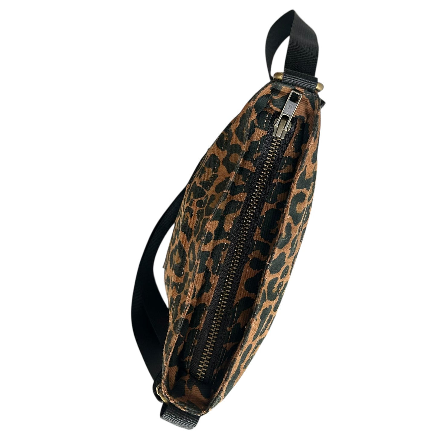 Lisbon city bag - brown leopard print