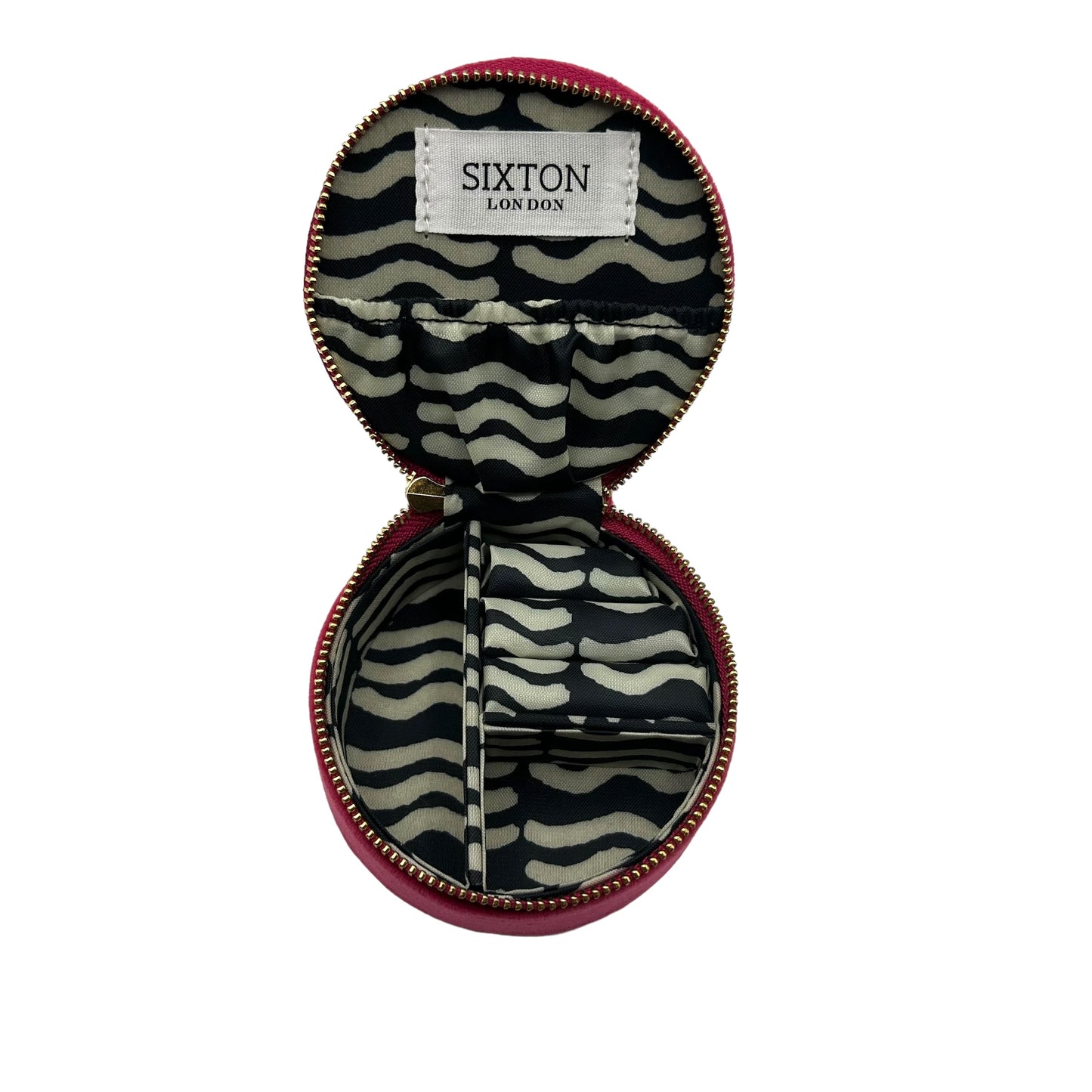 Jewellery Travel Pot in bright pink - Bow brooch
