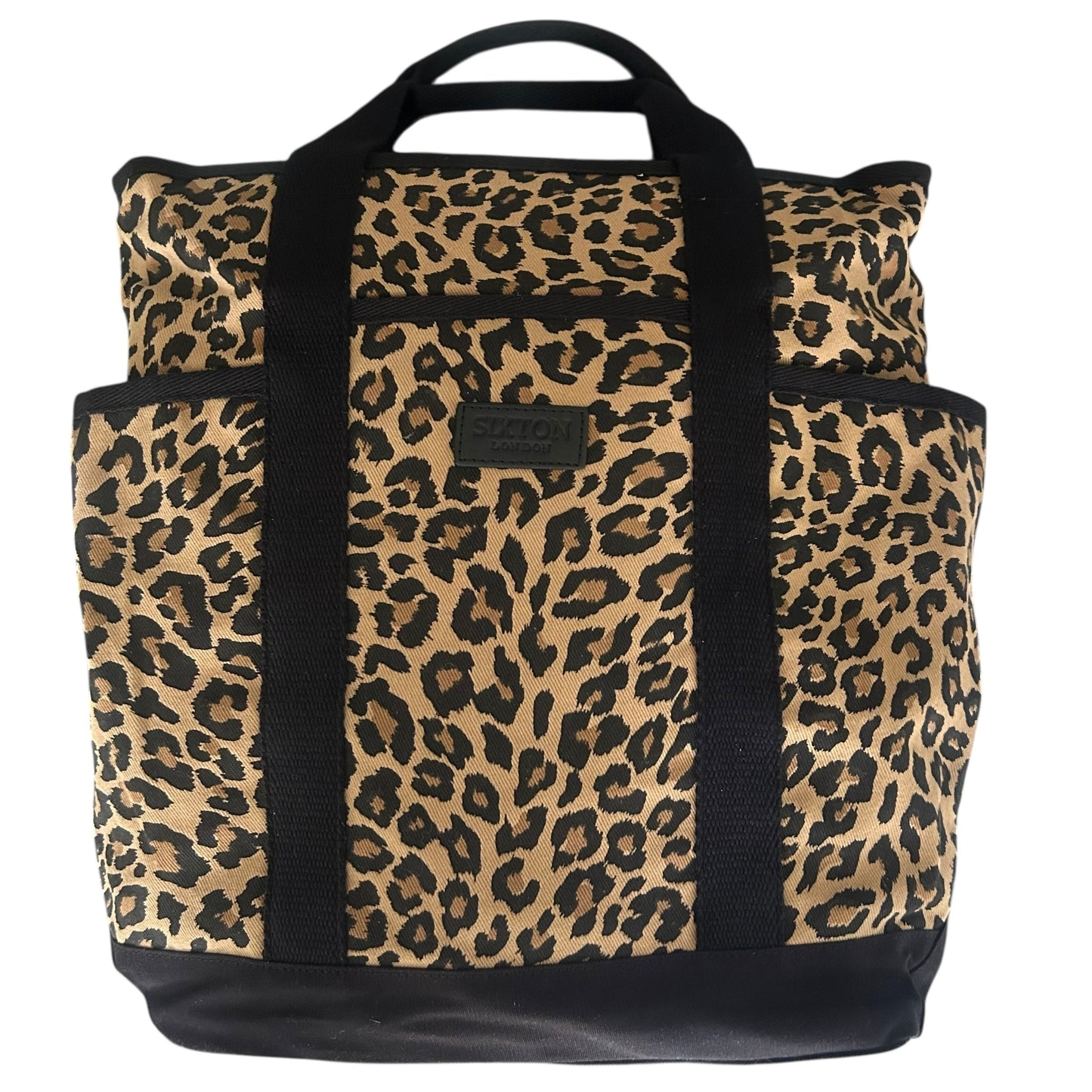 Backpack - sand leopard print