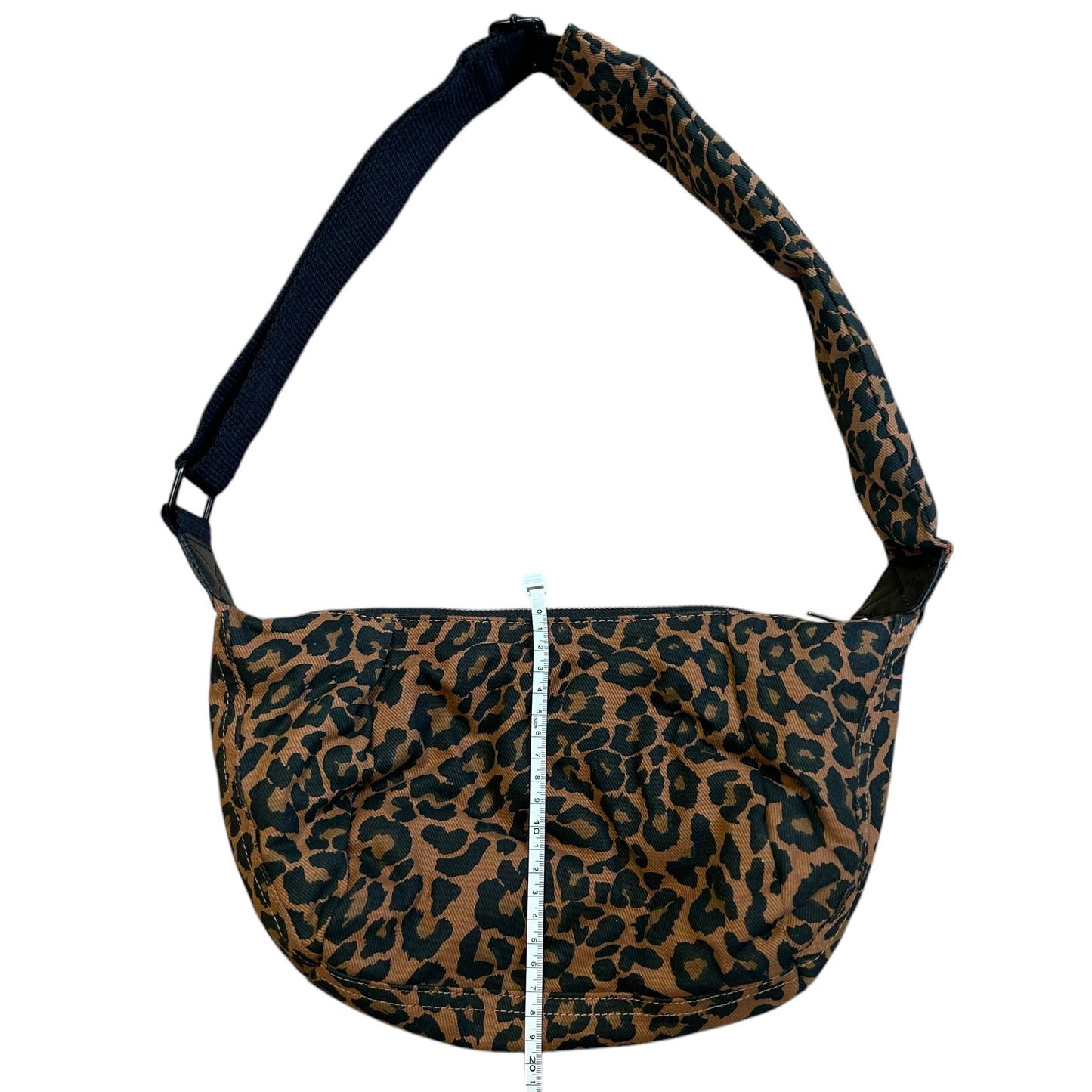 Brixton cross body sling bag - brown leopard print - small
