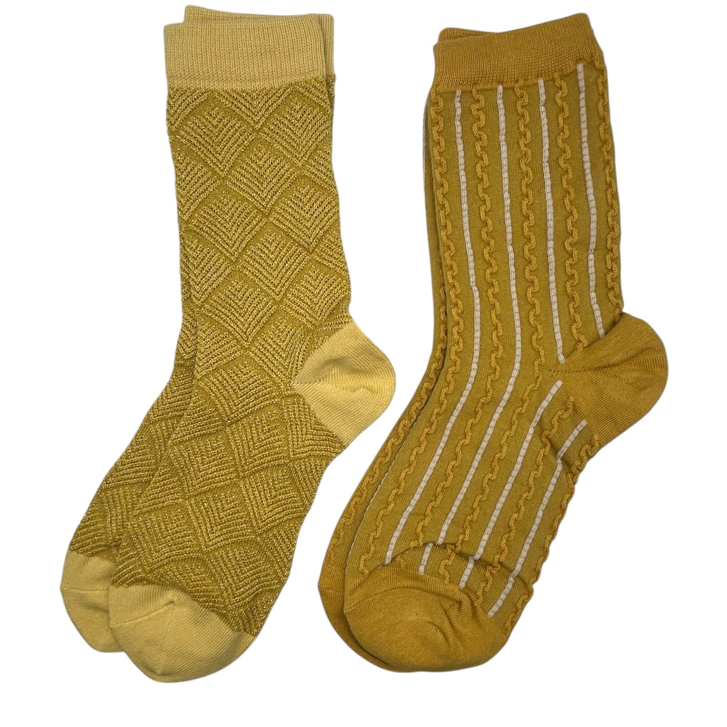 Sunshine Paris & Lyon sock box duo with embroidered brooch