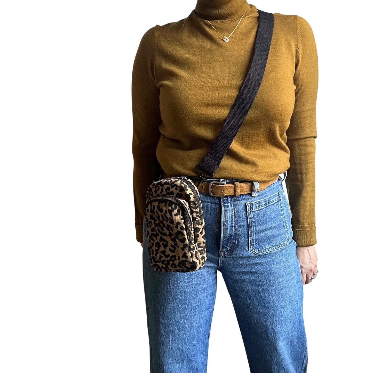 Barcelona bag - sand leopard print