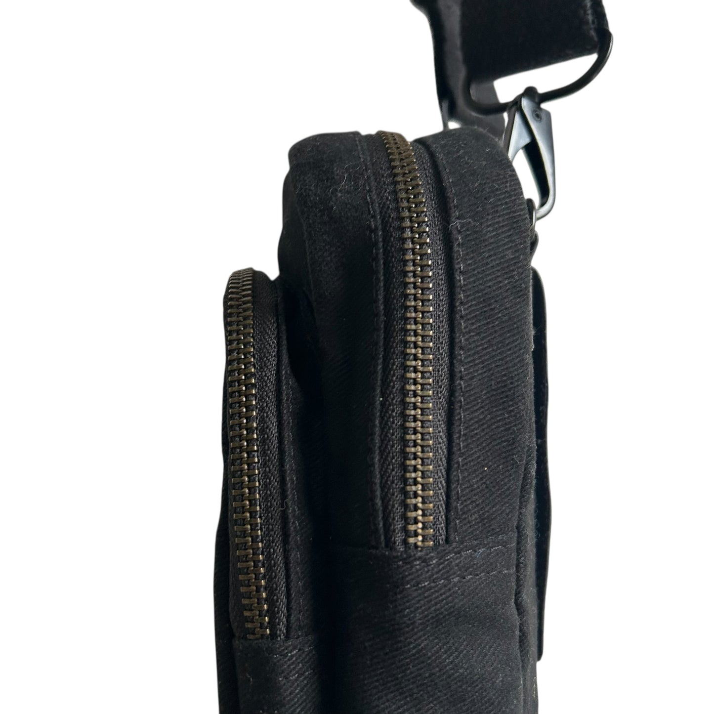 Barcelona bag - black cotton canvas