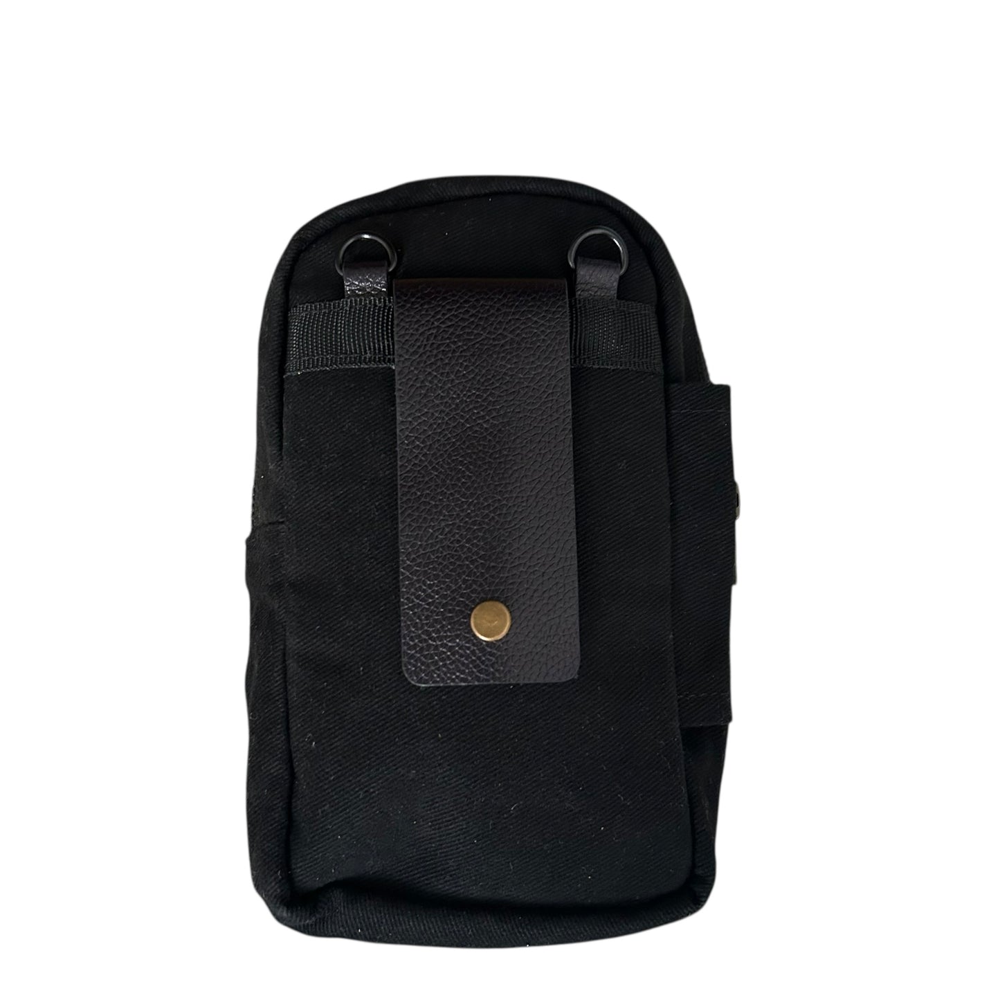 Barcelona bag - black cotton canvas