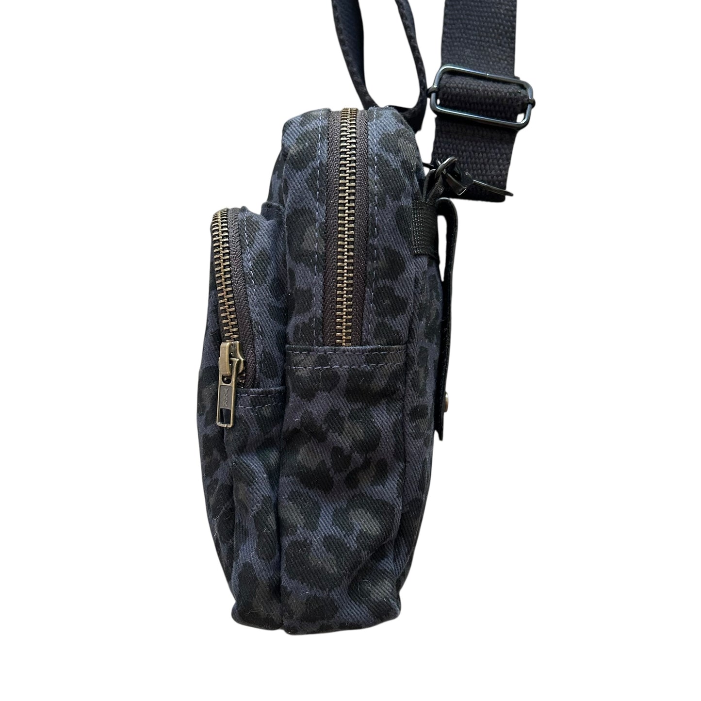 Barcelona bag - blue leopard print