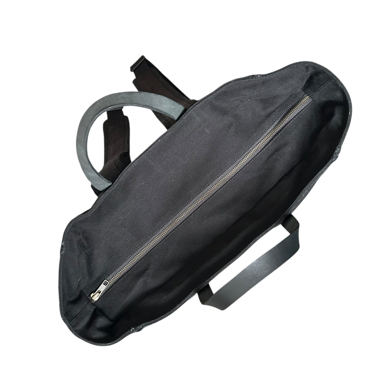 Clovelly Backpack - black cotton canvas