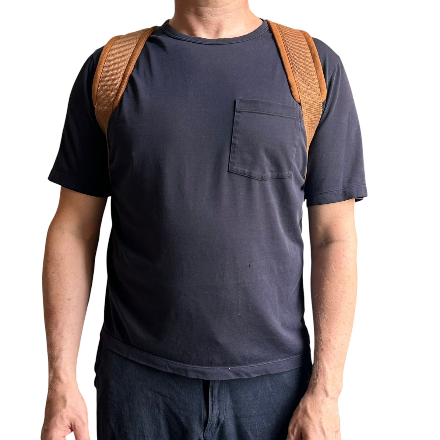 Backpack - Brown cotton canvas