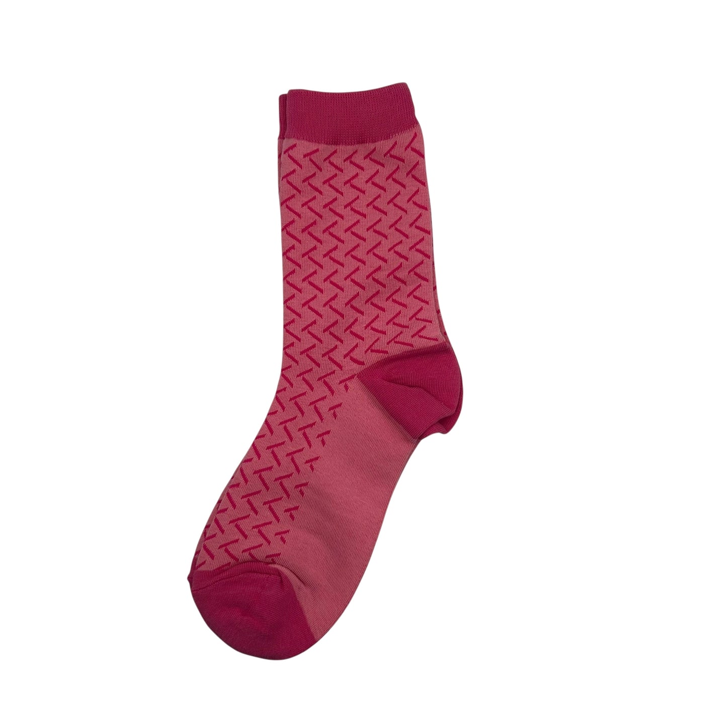 Pink and Red single socks