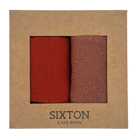 Rust Barcelona & Havana sock box duo