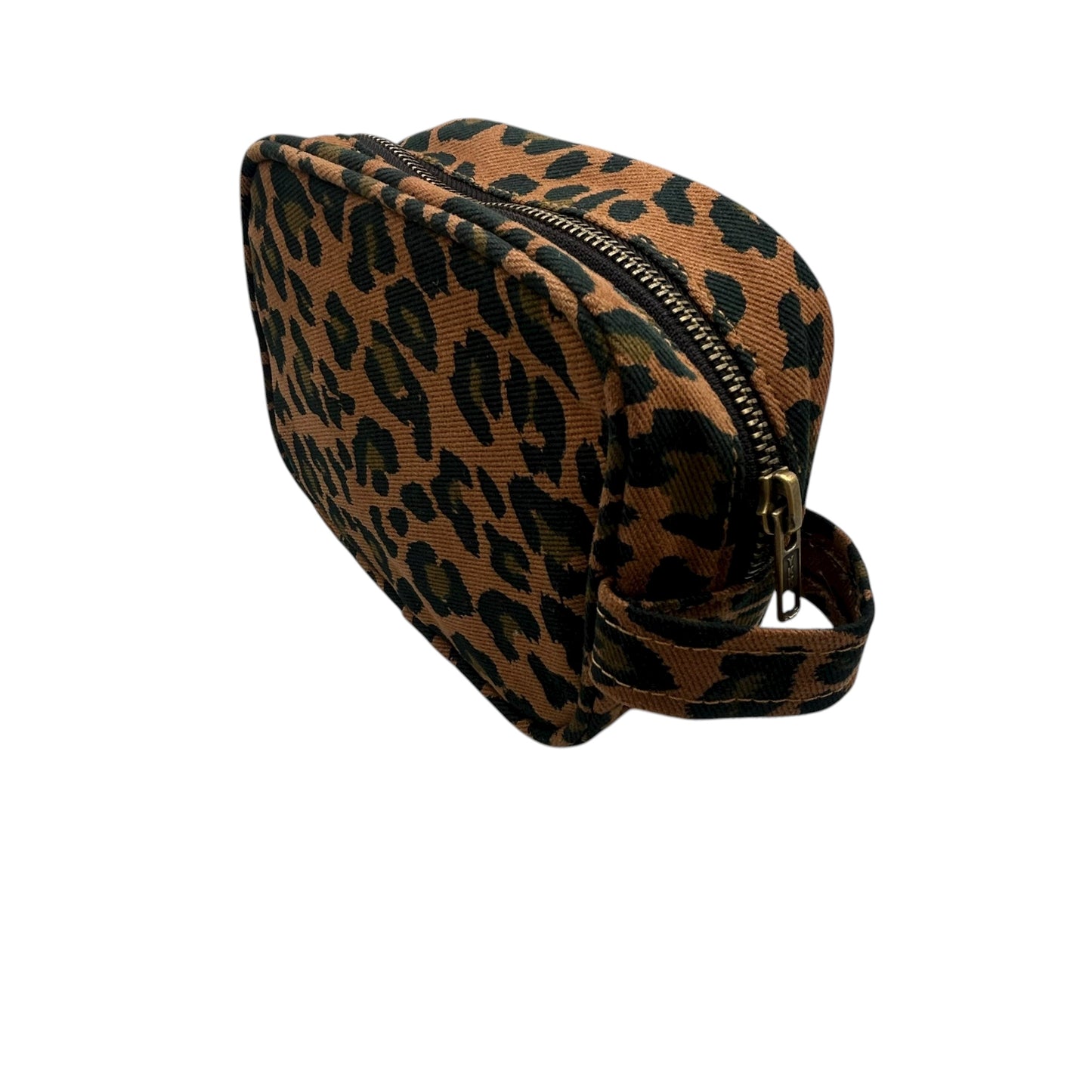 Small Leopard Print Makeup Bag