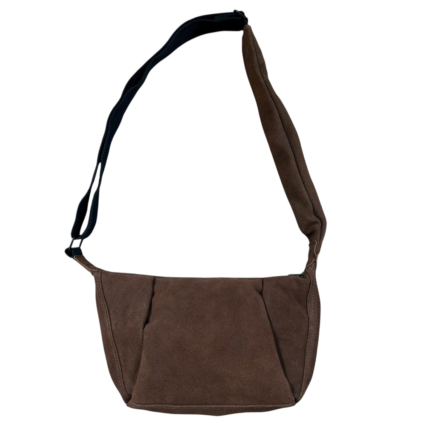 Brixton cross body sling bag -  brown suede - small