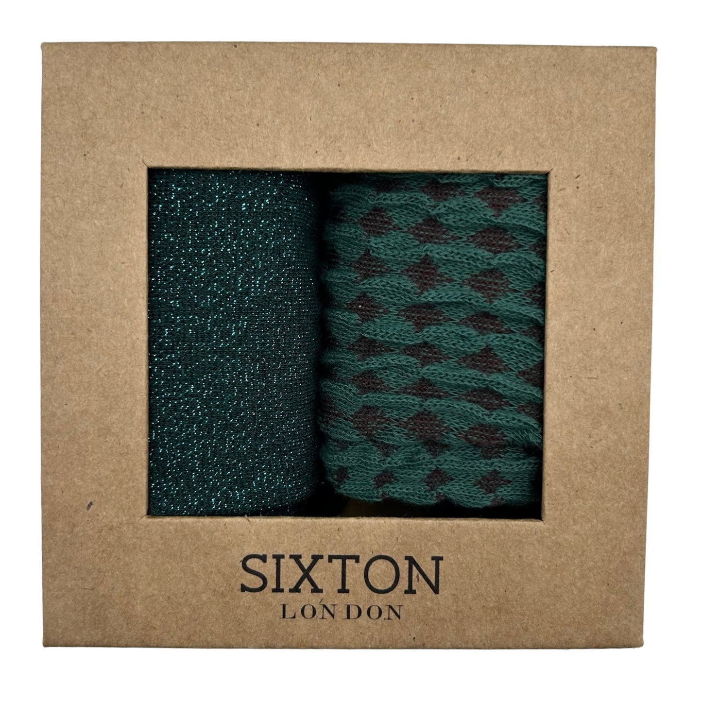 Teal Tokyo & Estoril sock box duo