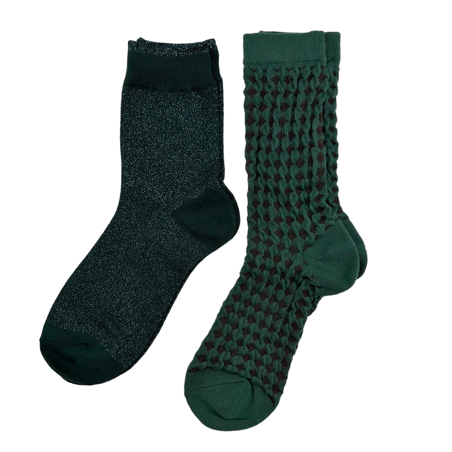 Teal Tokyo & Estoril sock box duo with pin