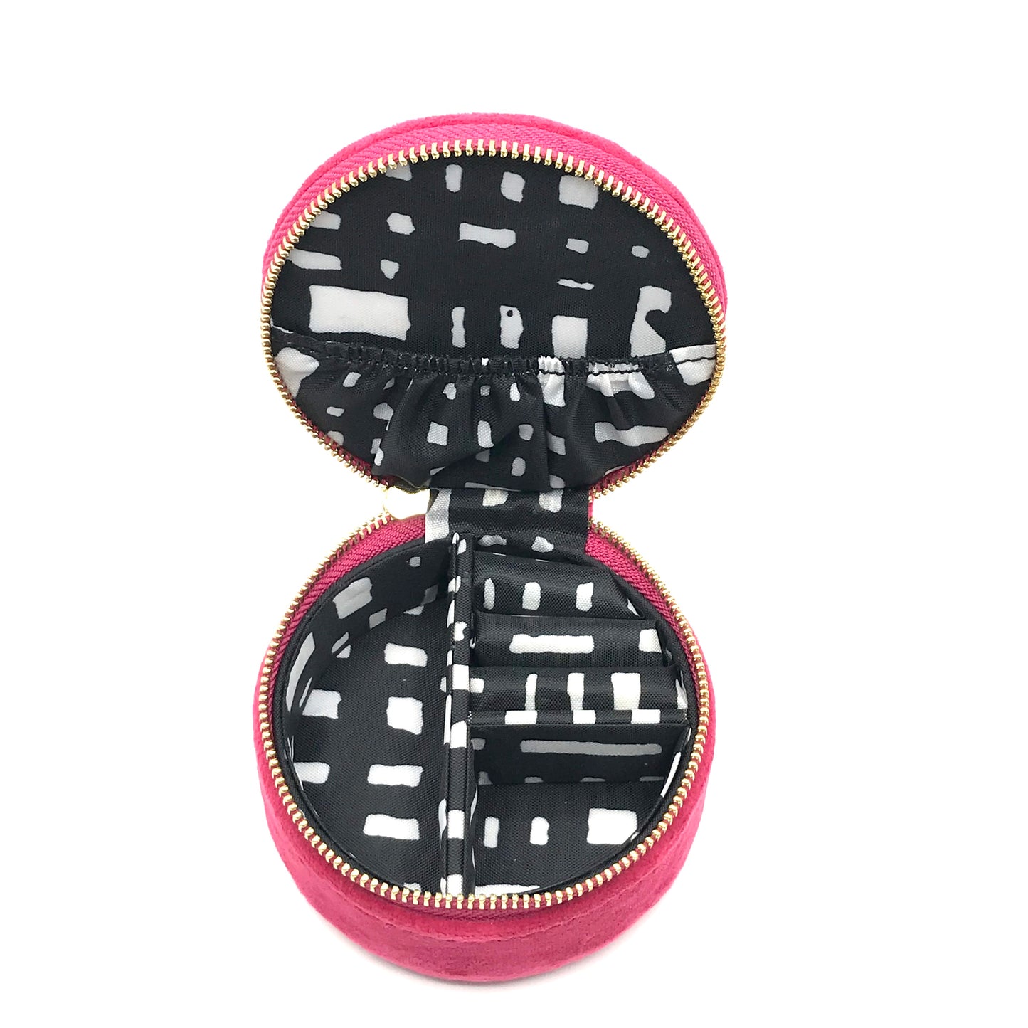 Jewellery Travel Pot in bright pink - Star brooch